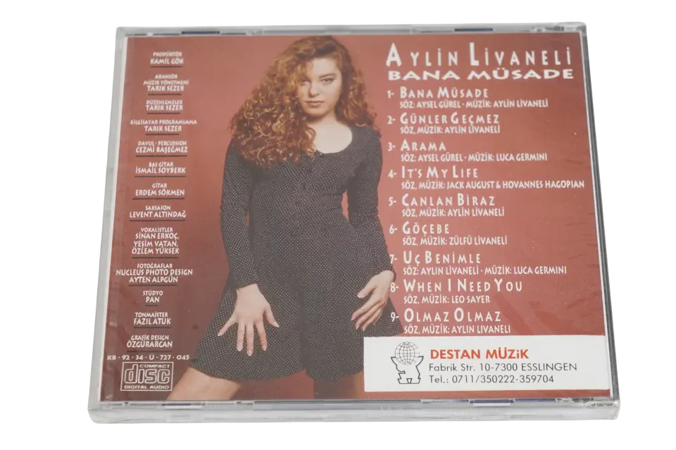 Aylin Livaneli Bana Müsade - (Destan Müzik Dönem Baskı) CD