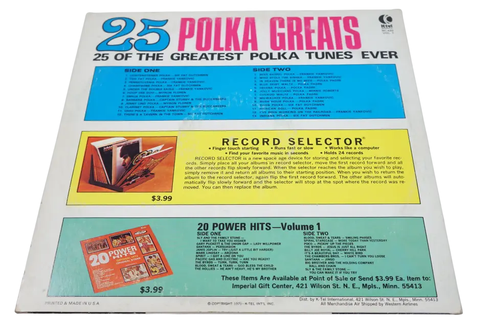 Various 25 Polka Greats Volume 1 - Plak