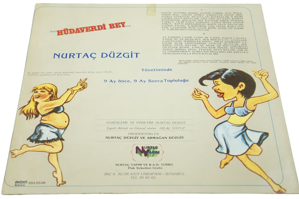 Nurtaç Düzgit Kaç Hüdaverdi Bey Kaç 2 - Plak