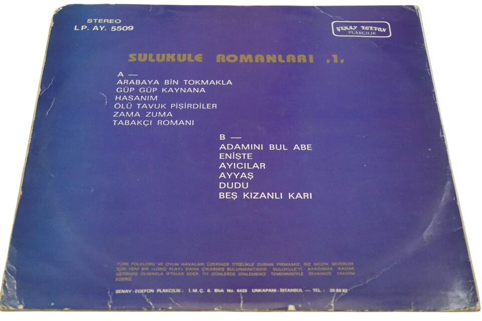 Sulukule Romanları 1 (Exotic Oriental Bellydance Music) - Plak