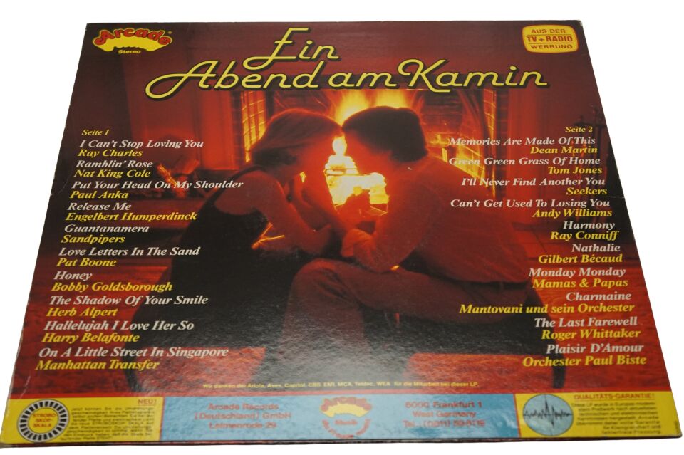 Various Ein Abend Am Kamin - Plak