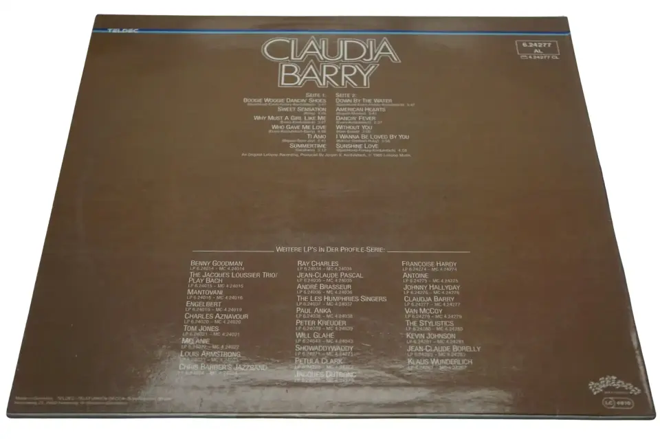 Claudja Barry Claudja Barry - Plak