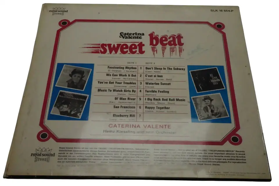 Caterina Valente Sweet Beat - Plak