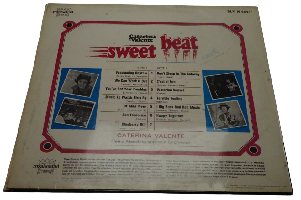 Caterina Valente Sweet Beat - Plak