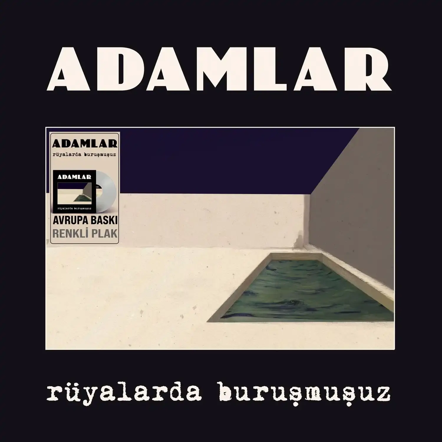 Adamlar Rüyalarda Buruşmuşuz - Renkli Plak