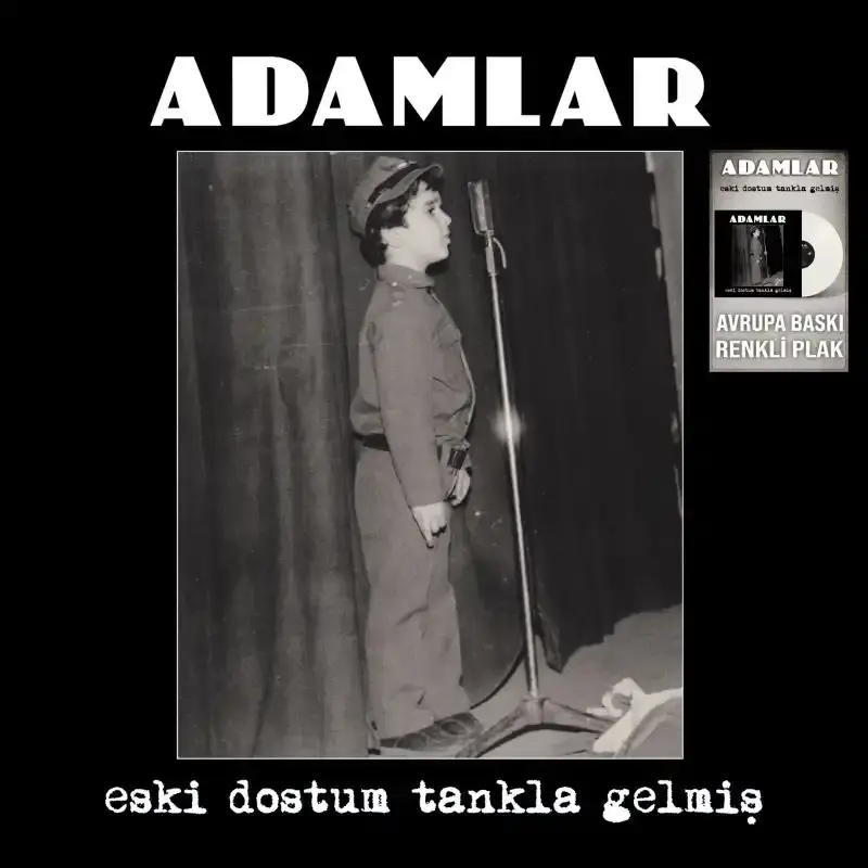 Adamlar Eski Dostum Tankla Gelmiş - Renkli Plak