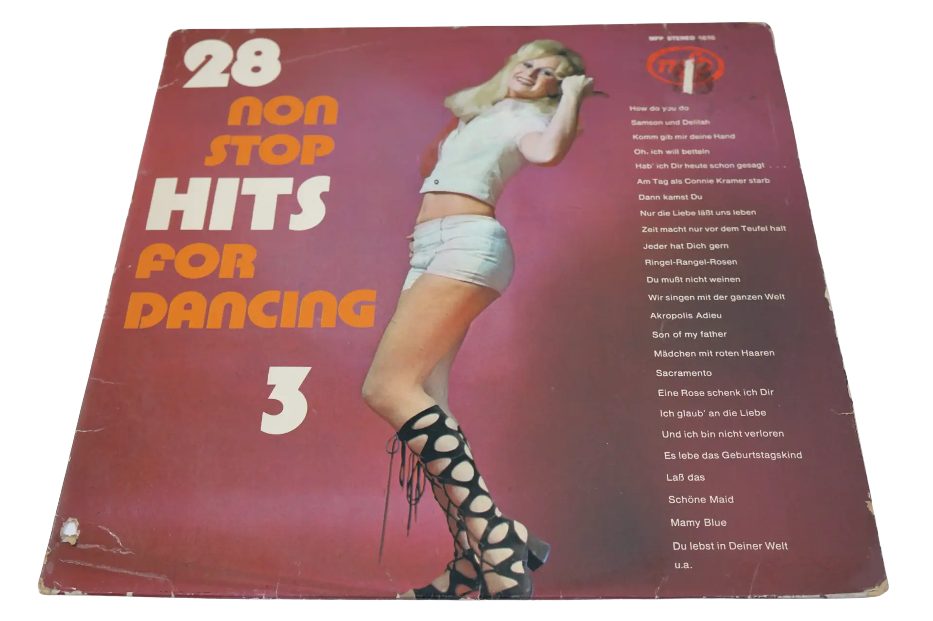 Karışık 28 Non Stop Hits For Dancing 3 - Plak