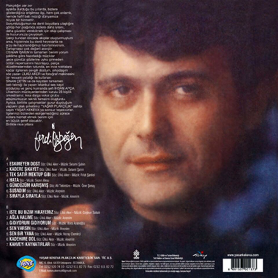 Ferdi Özbeğen Nice Yıllara - Plak