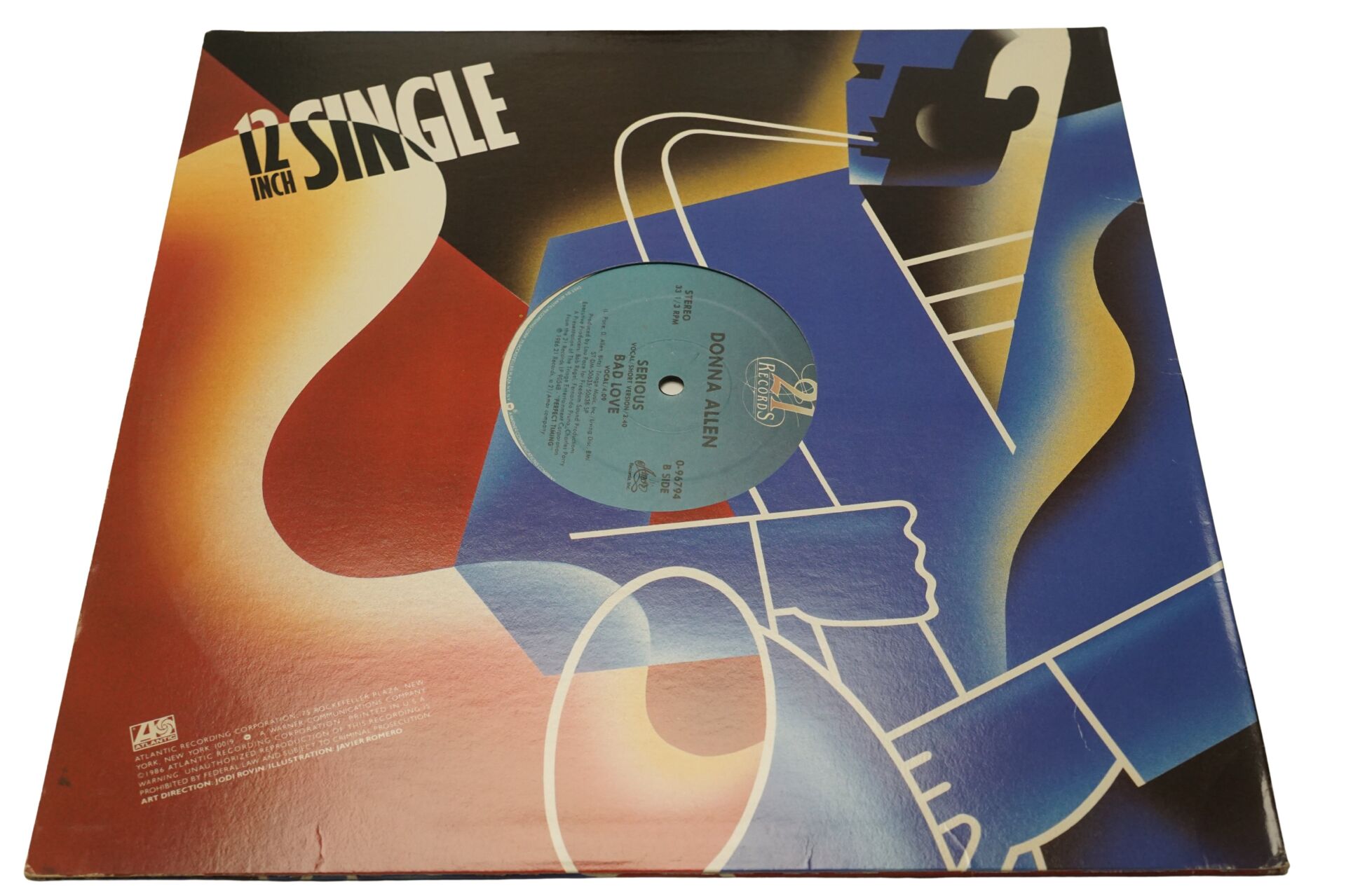 Donna Allen Serious - 12'' Single