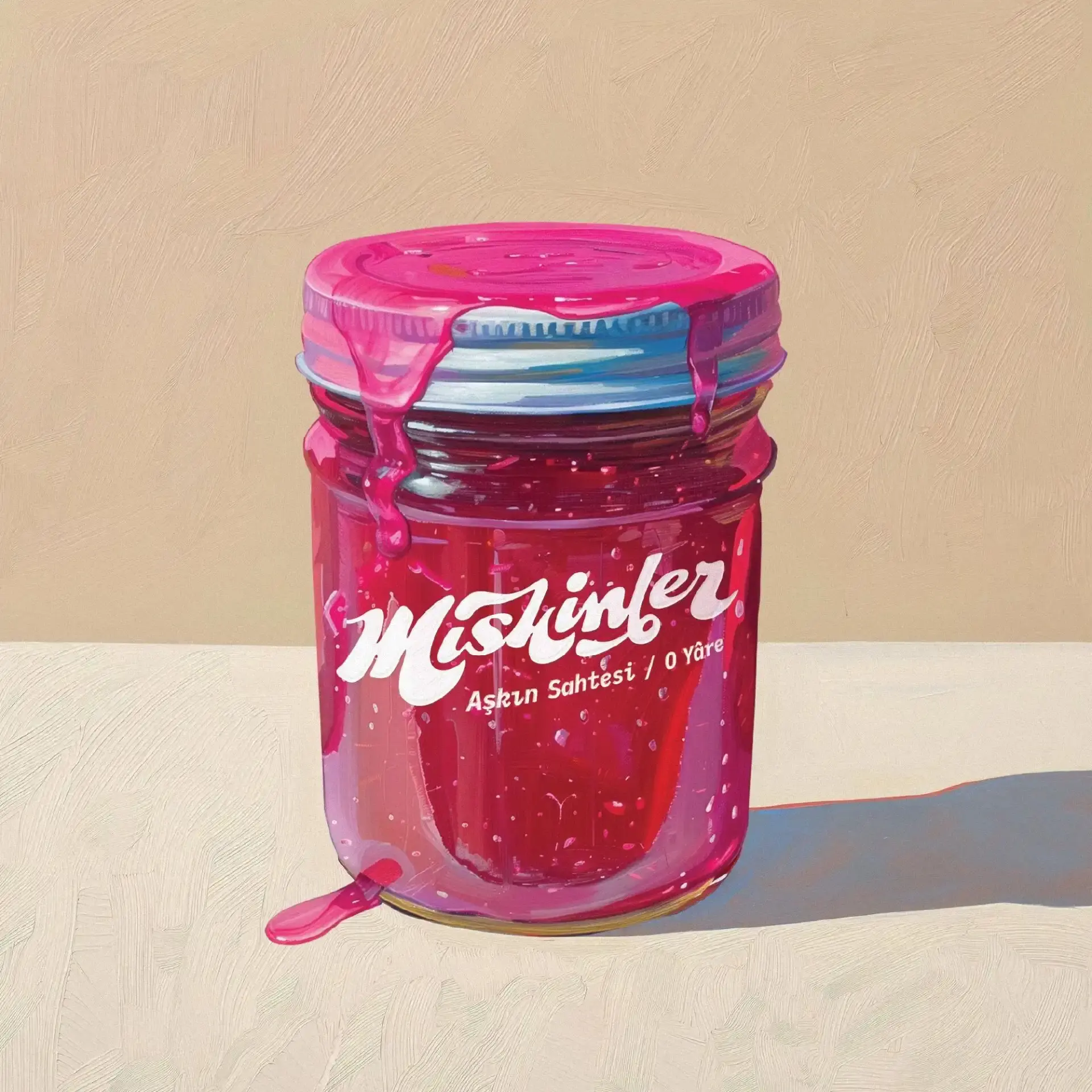 Miskinler Aşkın Sahtesi O Yare (Magenta Vinyl) - Single Plak