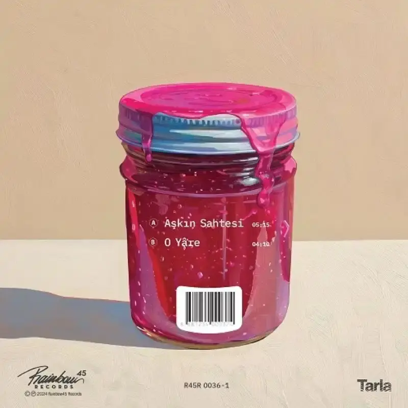 Miskinler Aşkın Sahtesi O Yare (Magenta Vinyl) - Single Plak