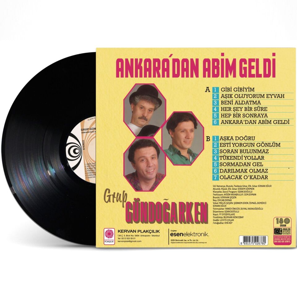 Grup Gundogarken Ankaradan Abim Gelmiş - Plak