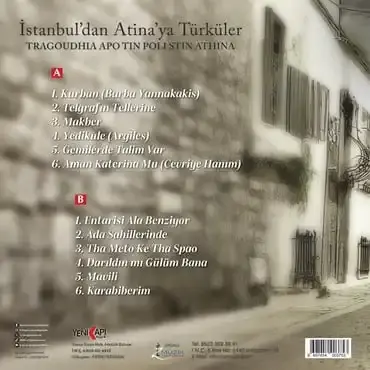 Melihat Gülses İstanbul'dan Atinaya Türküler - Plak