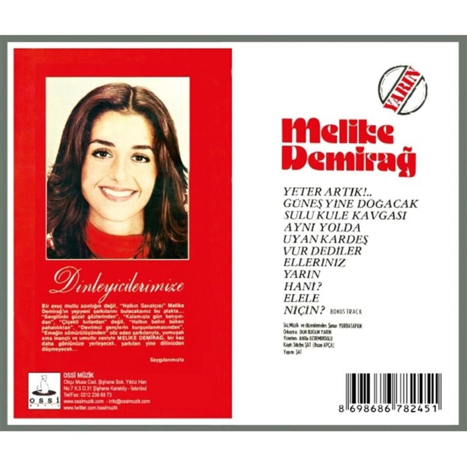 Melike Demirağ Yeter Artık - CD