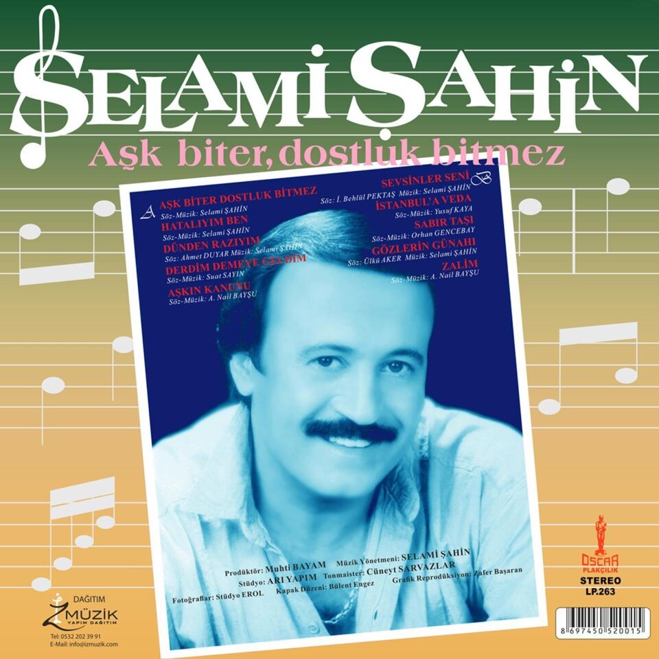 Selami Şahin Aşk Biter Dostluk Bitmez - Plak