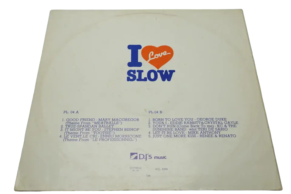 Various I Love Slow - Plak