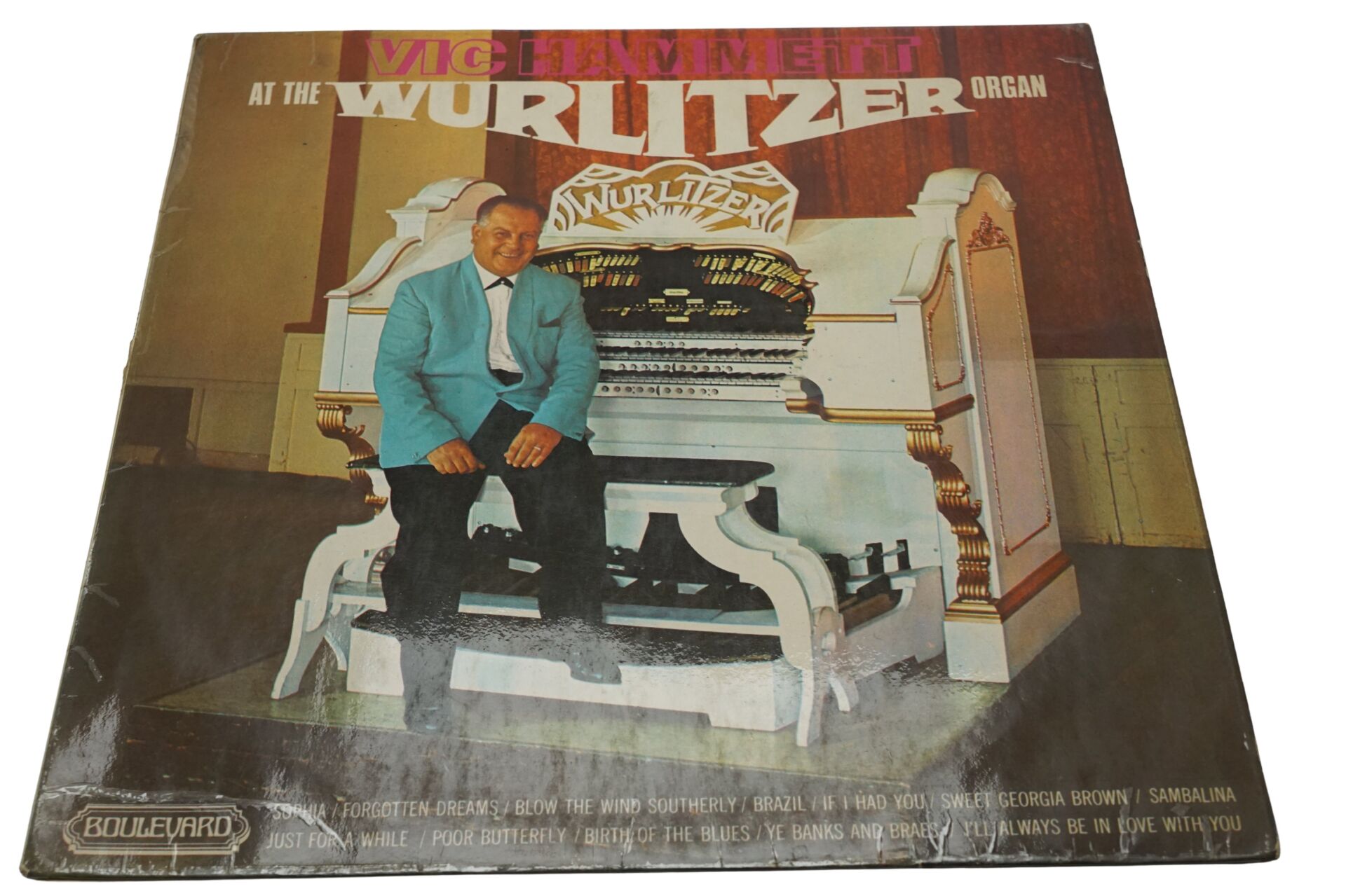 Vic Hammett At The Wurlitzer Organ - Plak