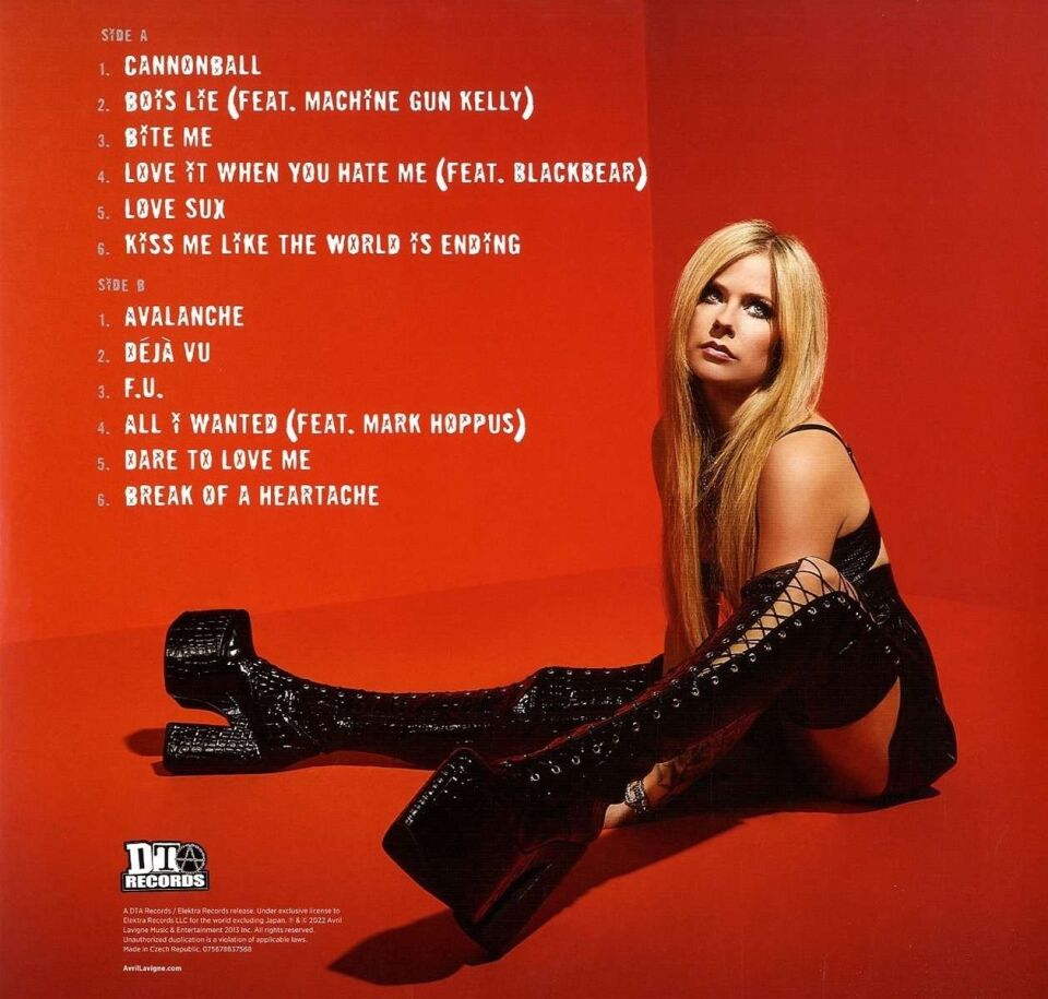 Avril Lavigne Love Sun - Plak