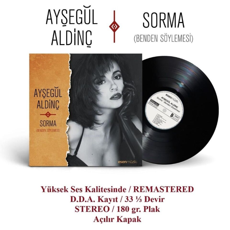 Ayşegül Aldinç Sorma / Benden Söylemesi - Poster Hediyeli Plak