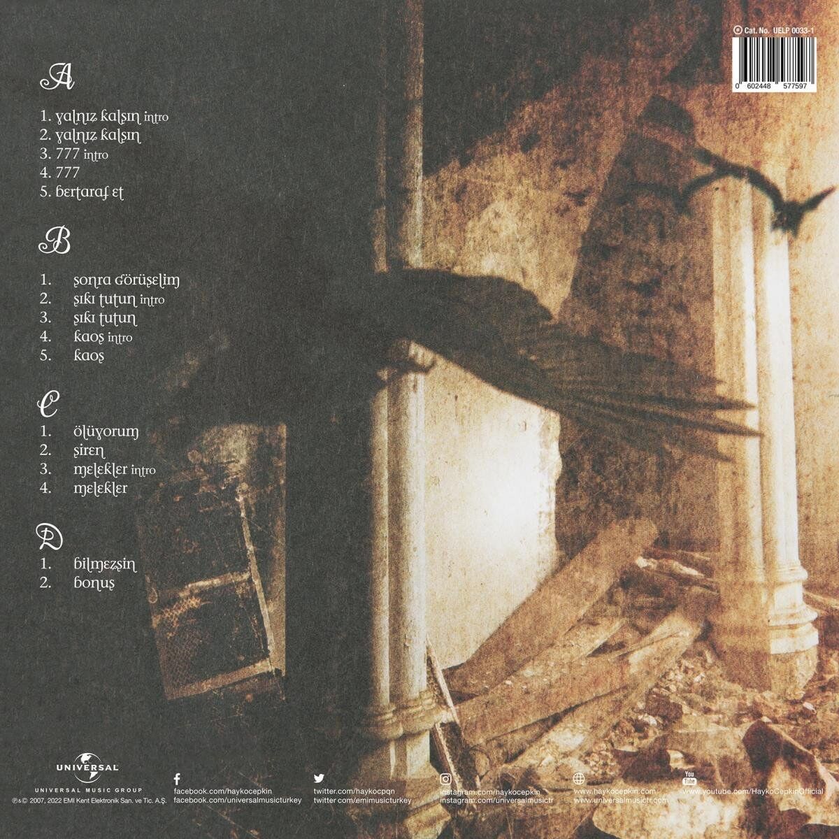 Hayko Cepkin Tanışma Bitti - 2 Plak