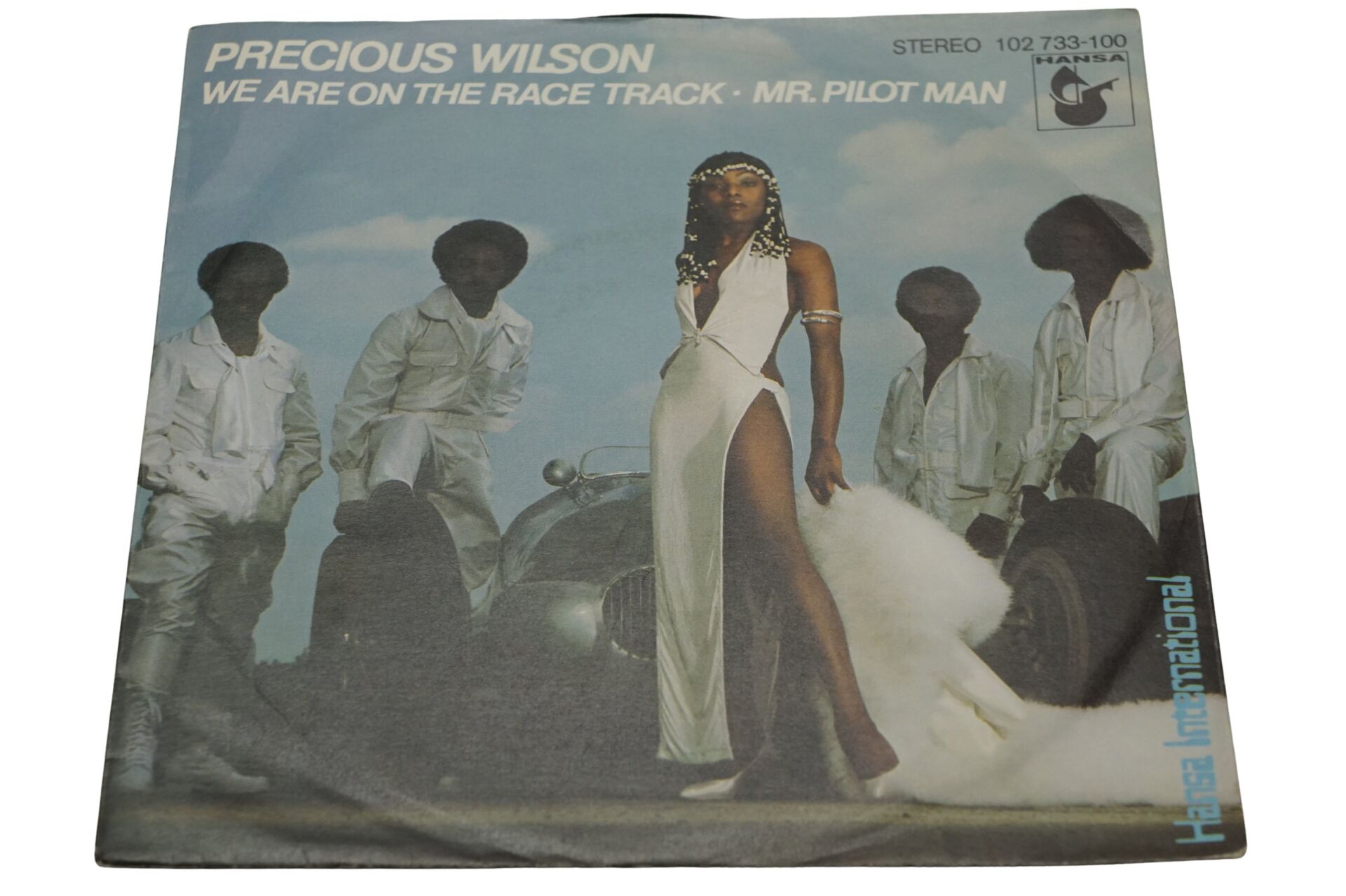 Precious Wilson We Are On The Race Track / Mr. Pilot Man - Plak