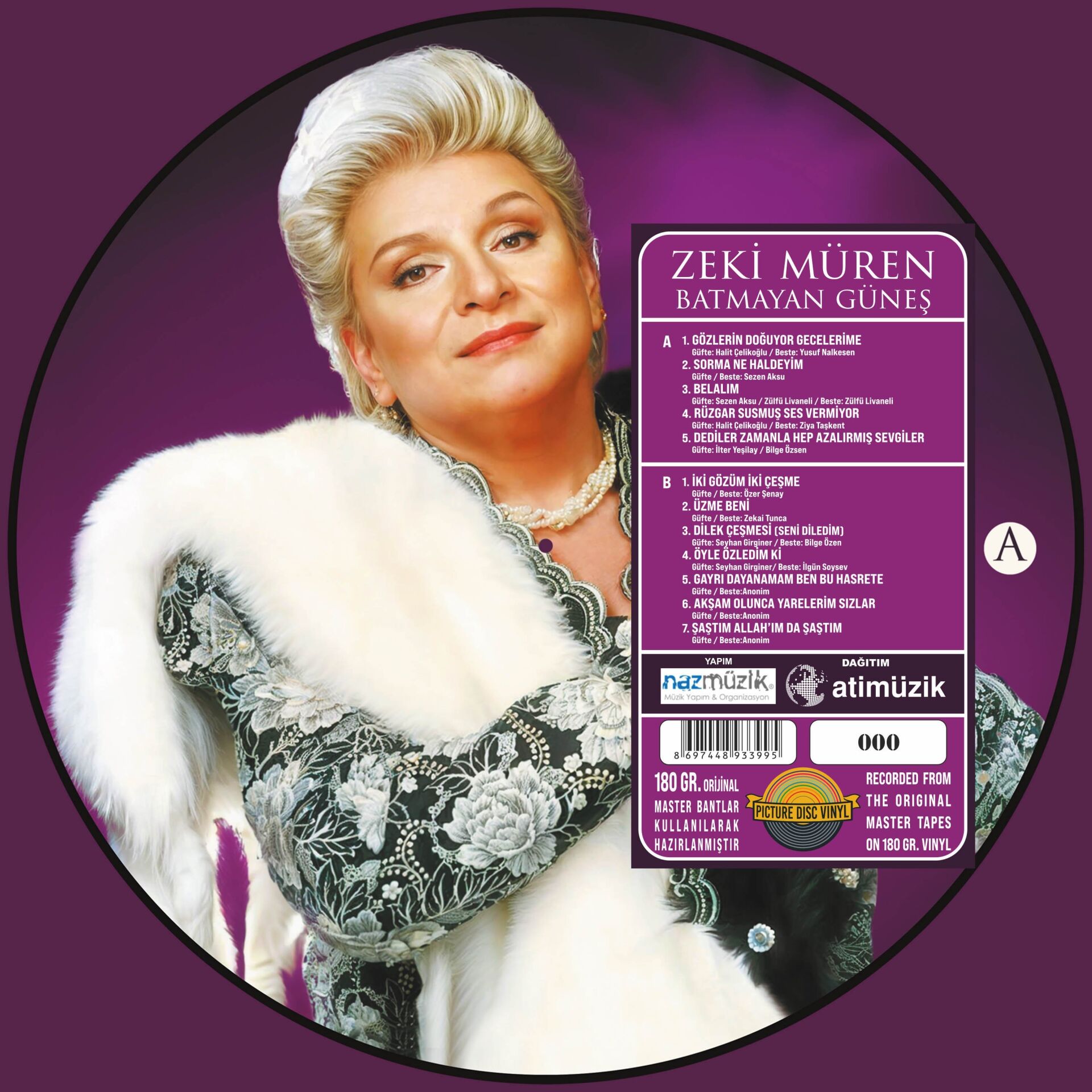 Zeki Müren Batmayan Güneş - Picture Disc