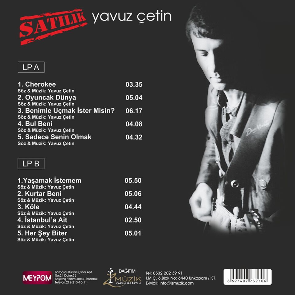 Yavuz Çetin Satılık - Plak
