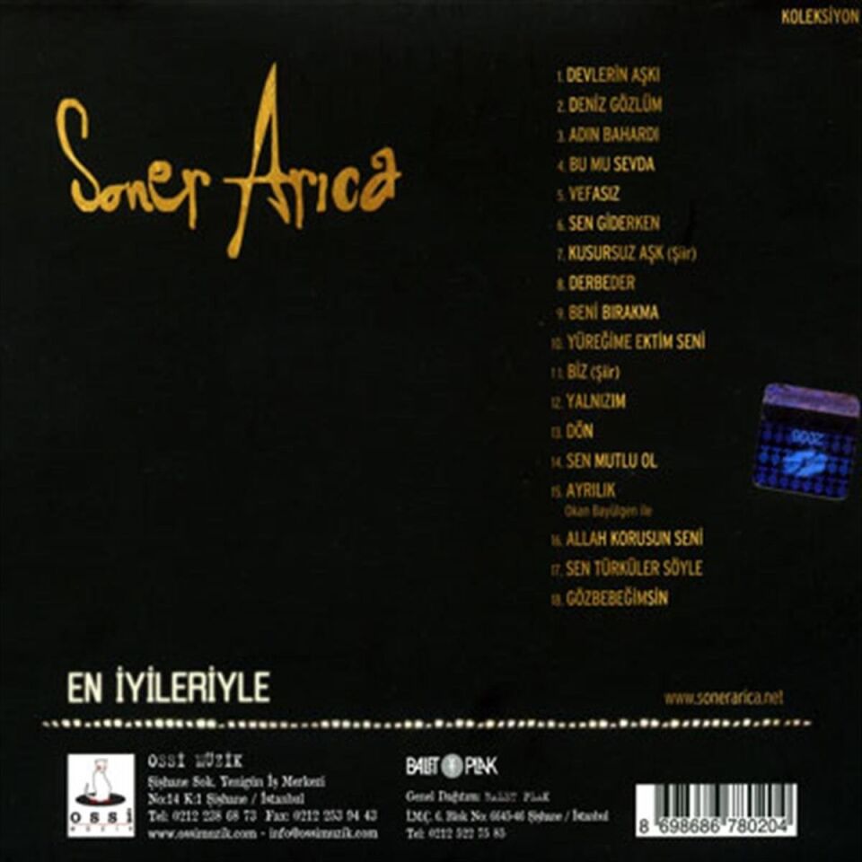 Soner Arıca En Iyileriyle - CD