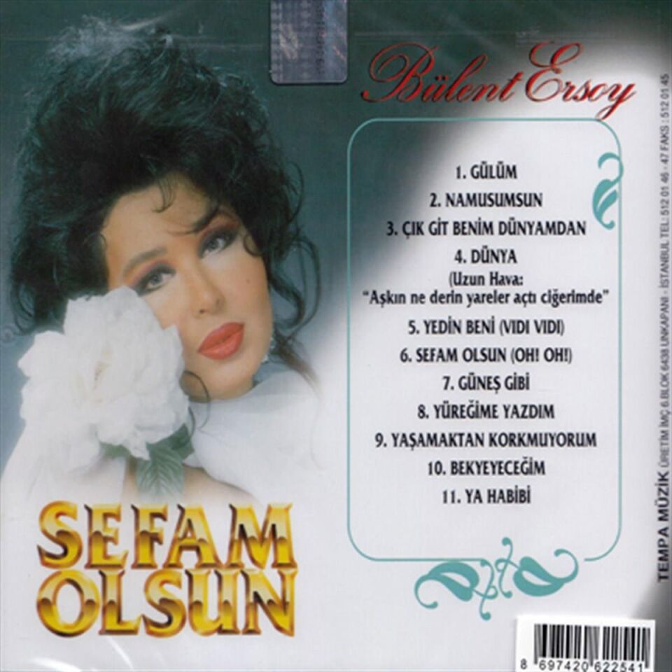 Bülent Ersoy Sefam Olsun - CD