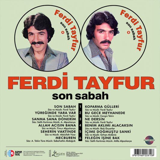 Ferdi Tayfur Son Sabah - Picture Disk