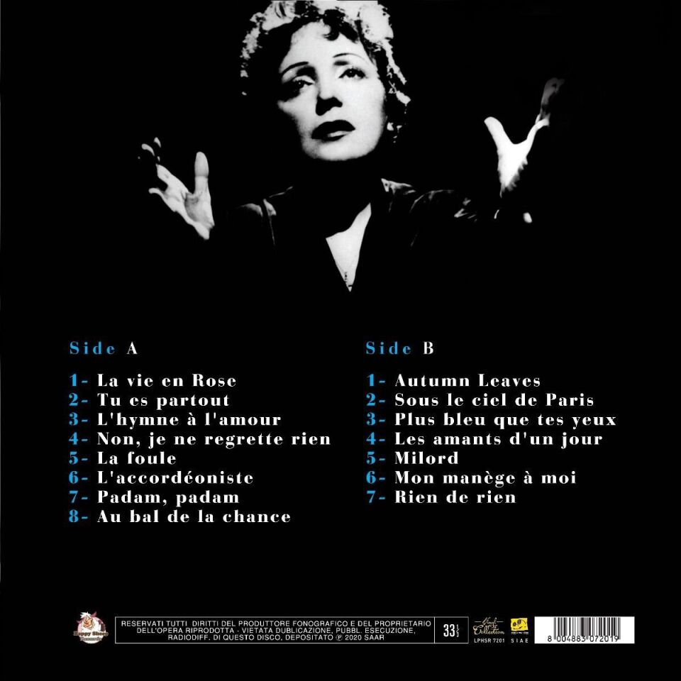 Edith Piaf La Vie En Rose - Plak