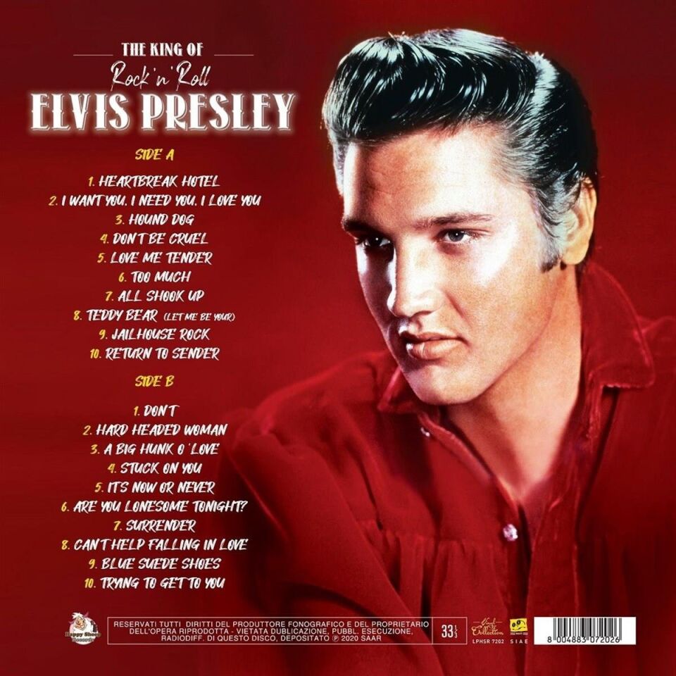 Elvis Presley The King Of Rock'n Roll - Plak