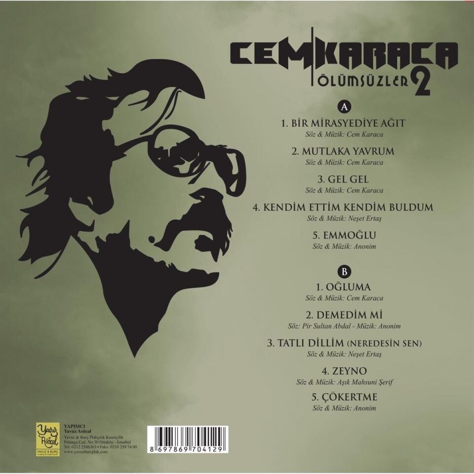 Cem Karaca Ölümsüzler 2 - Plak
