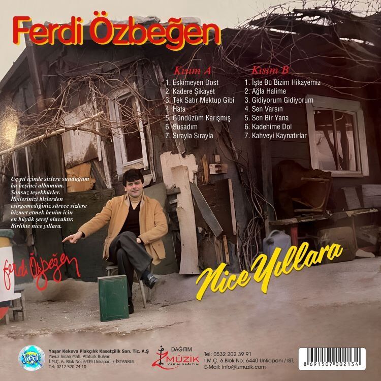 Ferdi Özbeğen Nice Yıllara - Plak
