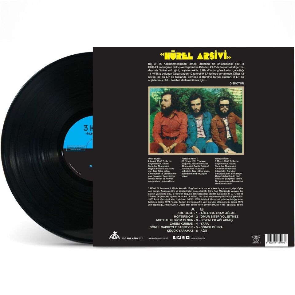 3 Hürel Hürel Arşivi Volume 2 - Plak