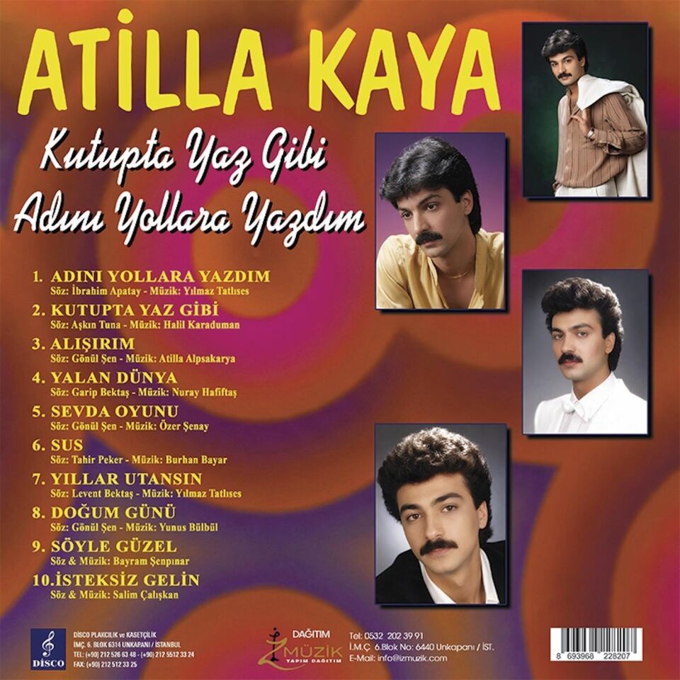 Atilla Kaya Kutupta Yaz Gibi Best Of - Plak
