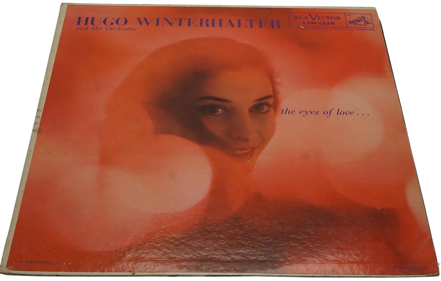 Hugo Winterhalter And His Orchestra The Eyes Of Love - Plak