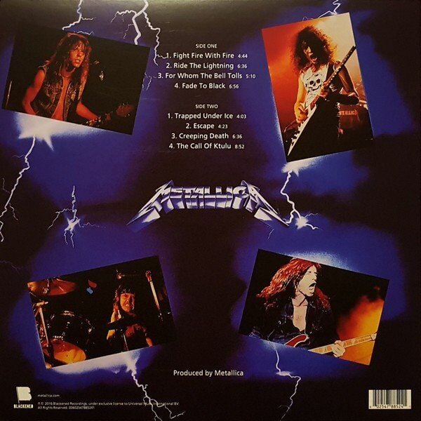 Metallica Ride The Lightning - Plak