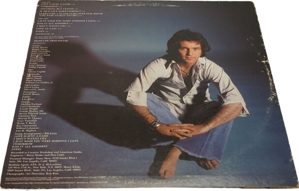 Larry Gatlin Love Is Just A Game - Plak
