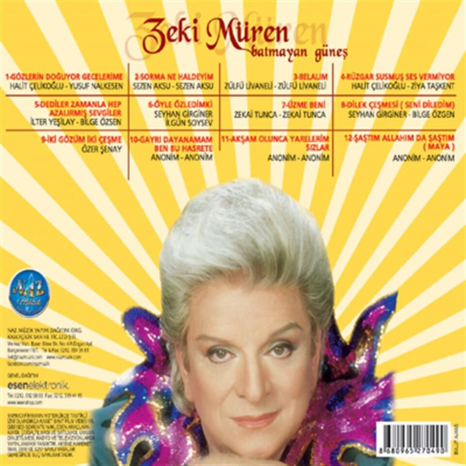 Zeki Müren Batmayan Güneş - CD