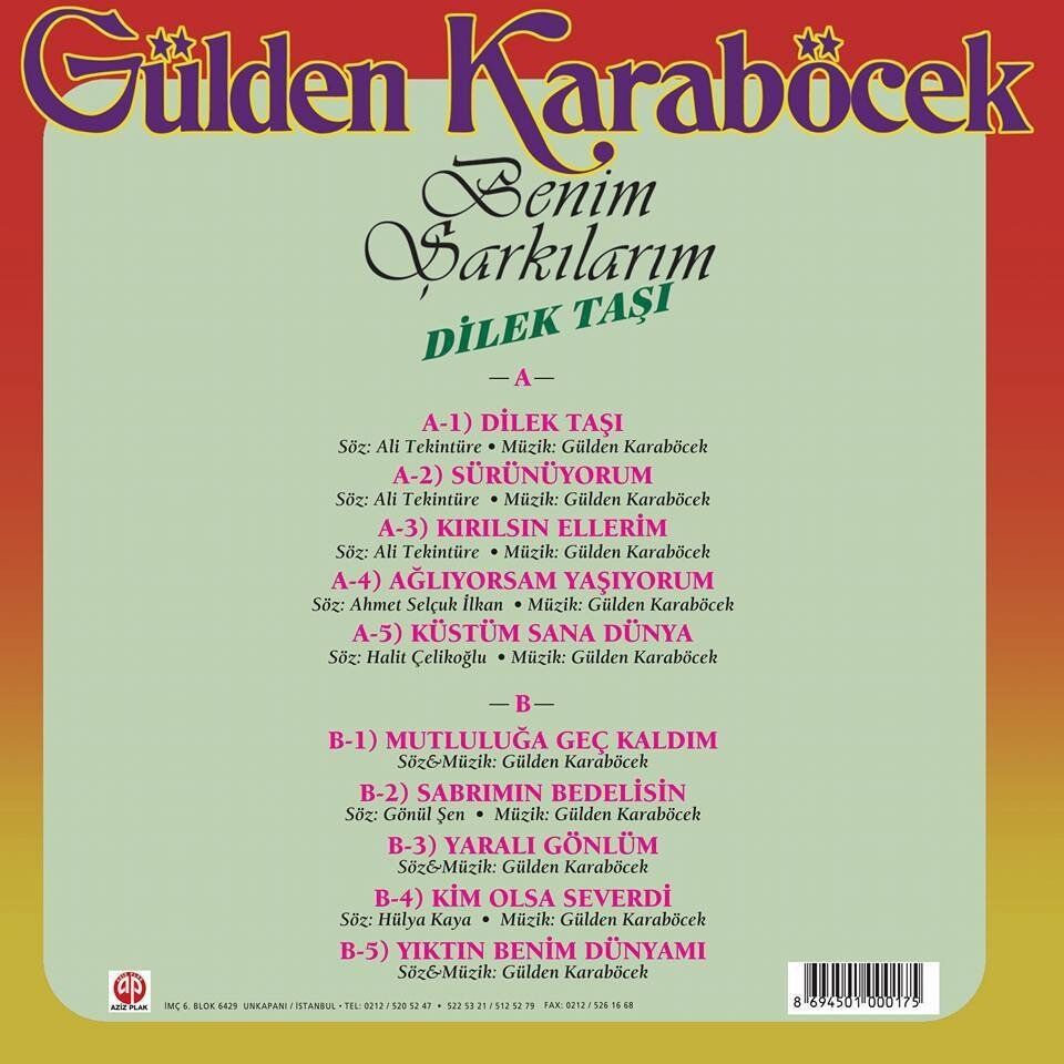 Gülden Karaböcek  Benim Şarkılarım Dilek Taşı - Plak