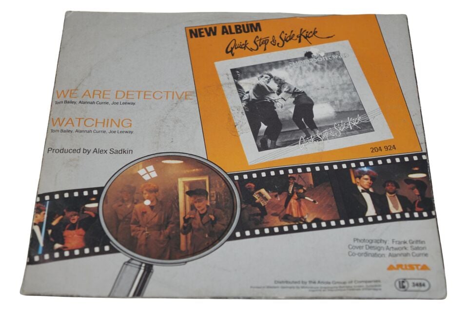 Thompson Twins We Are Detective / Watching - Plak