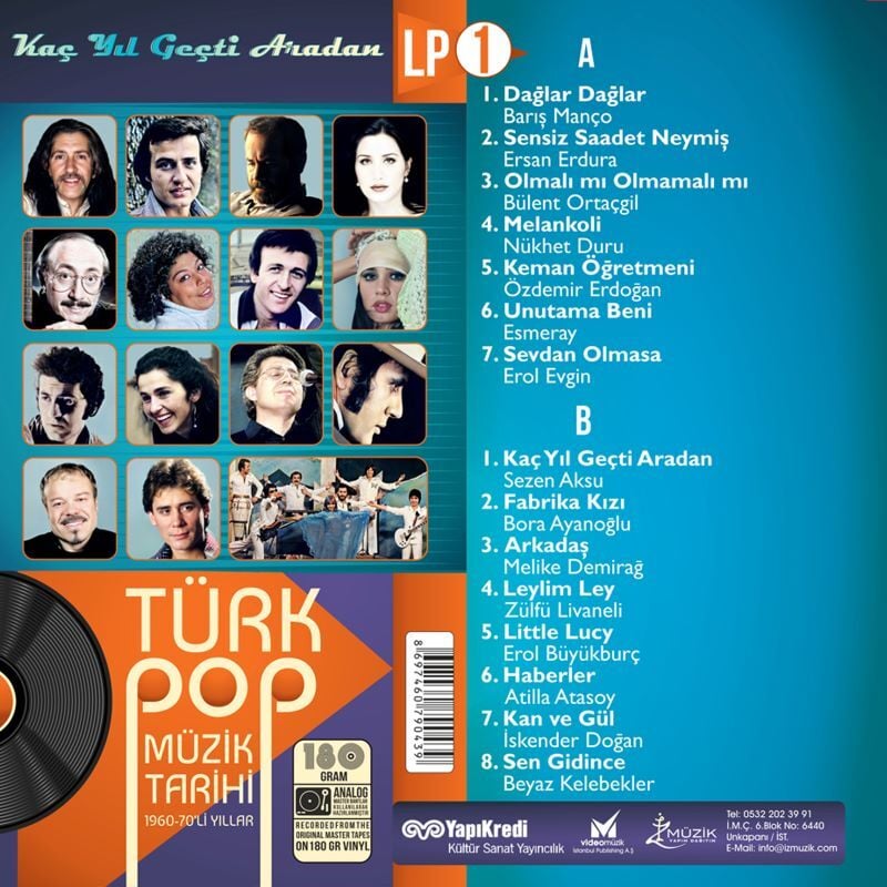 Türk Pop Müzik Tarihi 1960-70'lı Yıllar Vol:1 - Renkli Plak