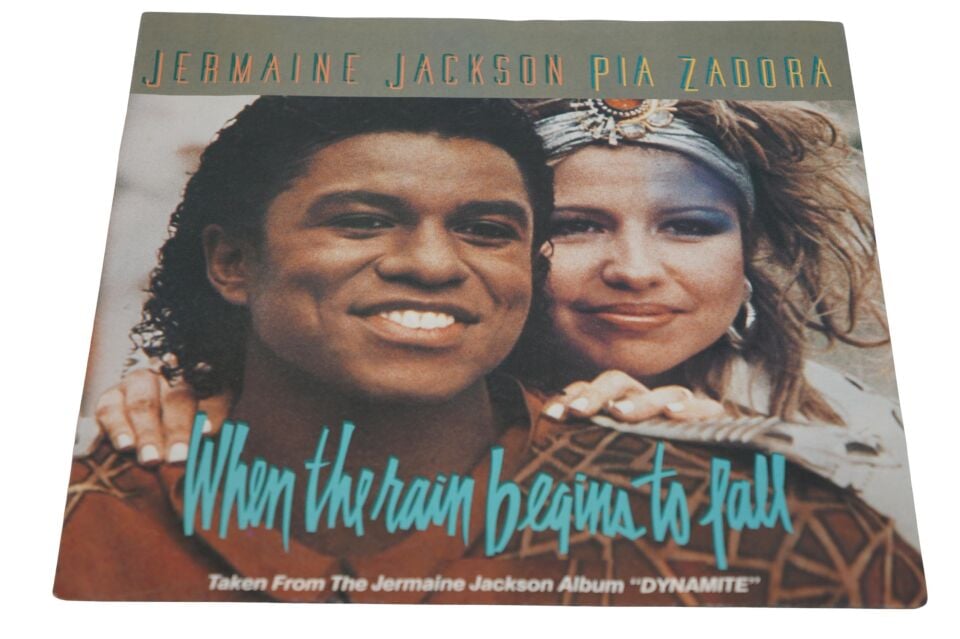 Jermaine Jackson, Pia Zadora When The Rain Begins To Fall - Plak
