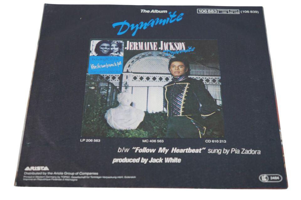 Jermaine Jackson, Pia Zadora When The Rain Begins To Fall - Plak