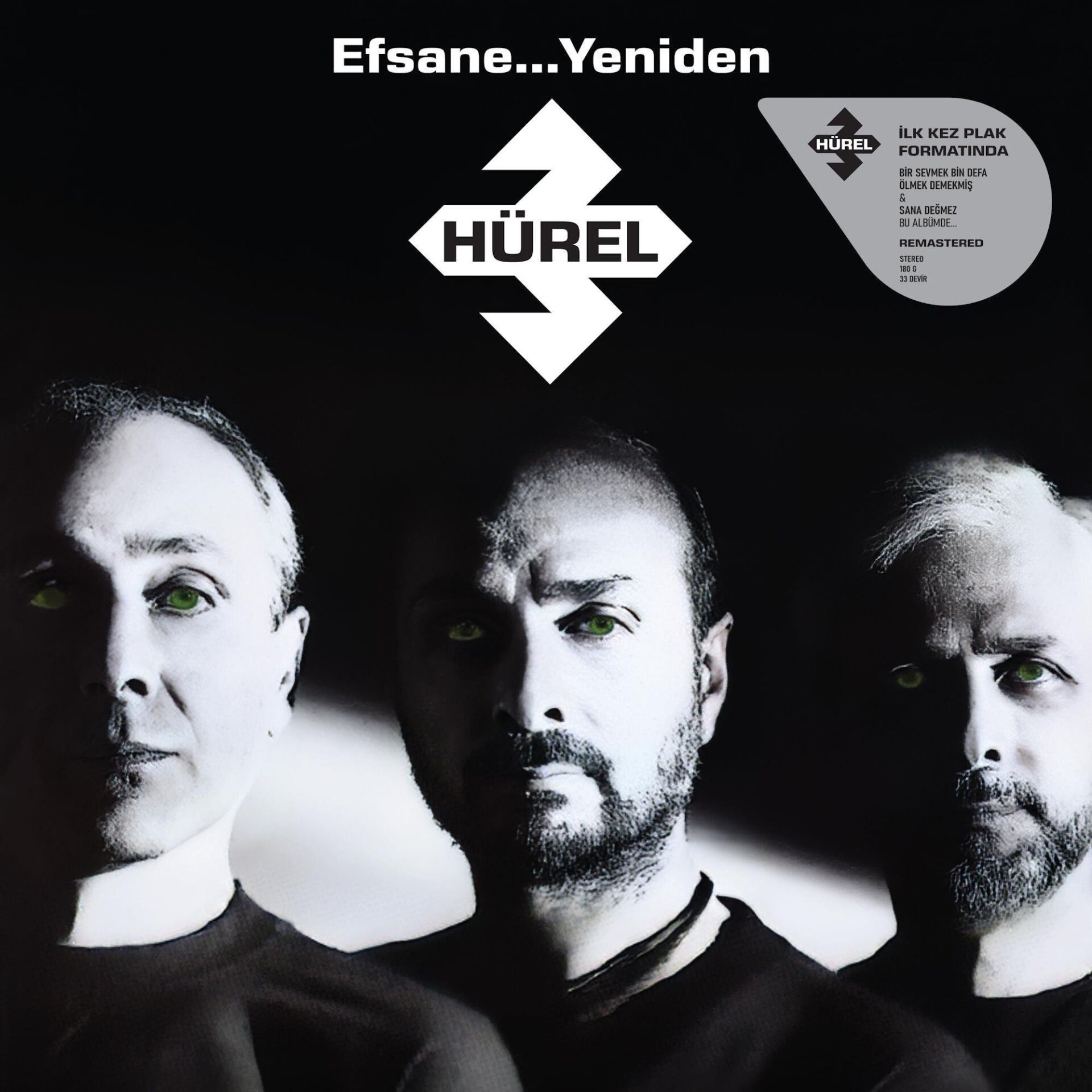 3 Hürel Efsane Yeniden - Plak