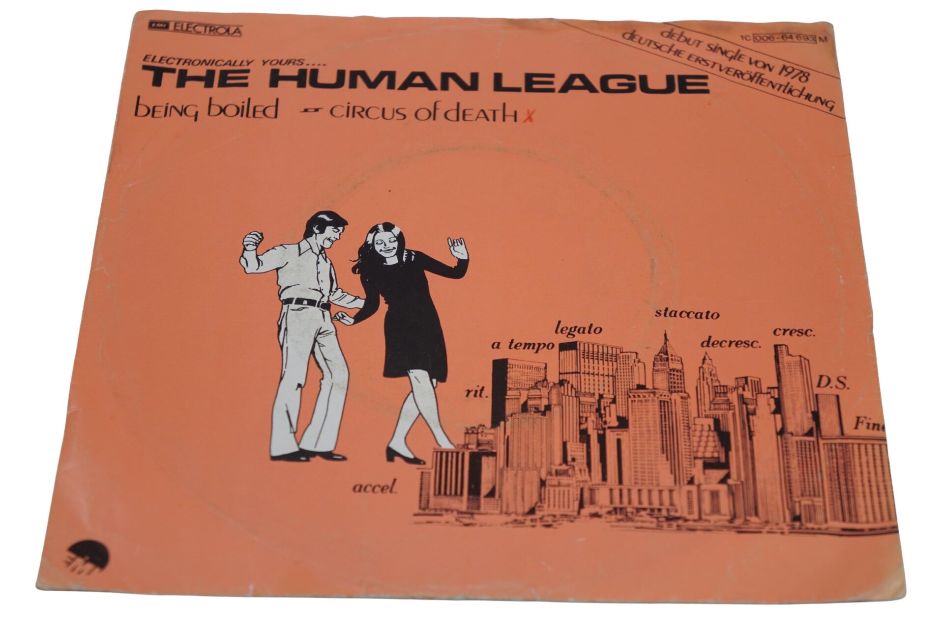 The Human League Being Boiled / Circus Of Death - Plak