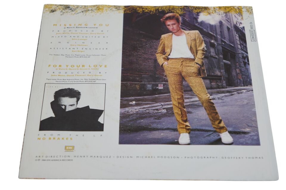 John Waite Missing You - Plak
