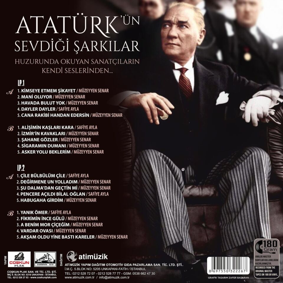 Müzeyyen Senar & Safiye Ayla Atatürk'ün Sevdiği Şarkılar - 2 Plak