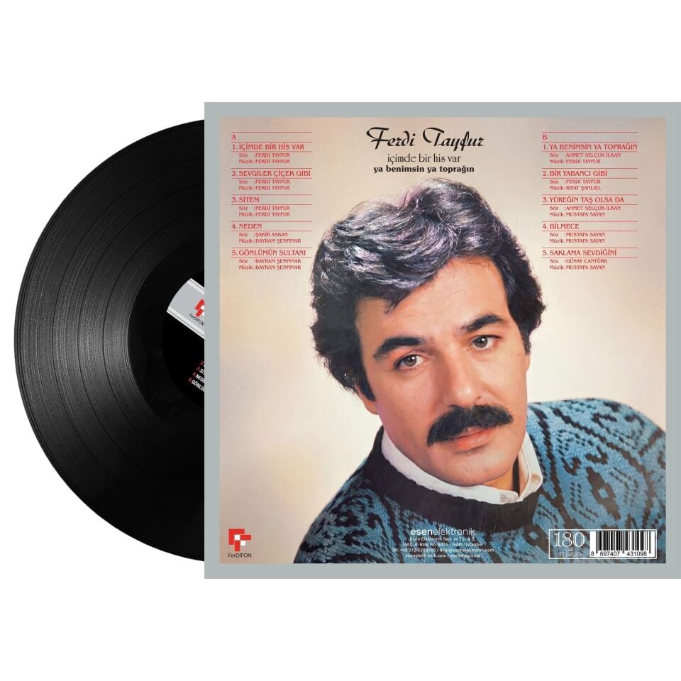Ferdi Tayfur - İçimde Bir His Var / Ya Benimsin Ya Toprağın - Plak